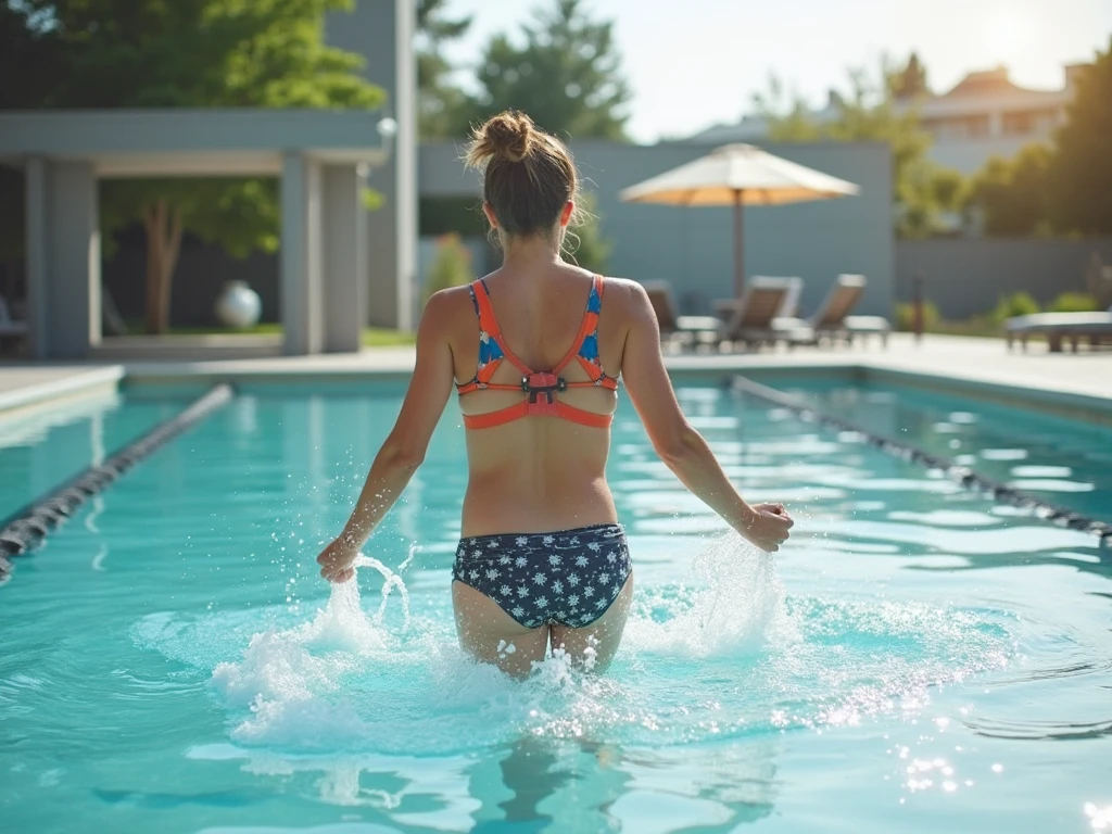 Abstracte weergave van rustig water en licht