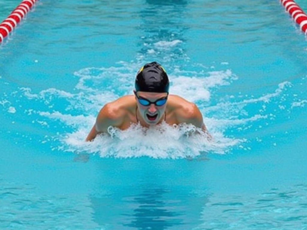 Abstracte weergave van rustig water en licht